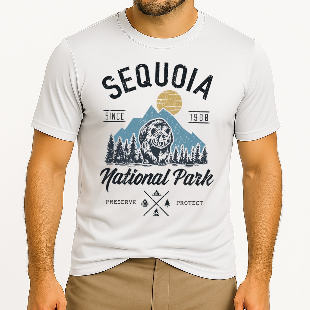 Sequoia National Park Novelty Hiking Camping Cooling Performance Crew T-Shirt