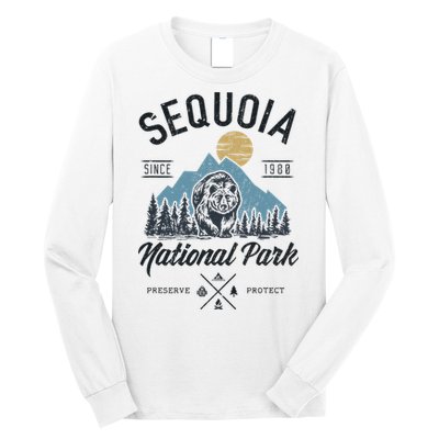 Sequoia National Park Novelty Hiking Camping Long Sleeve Shirt