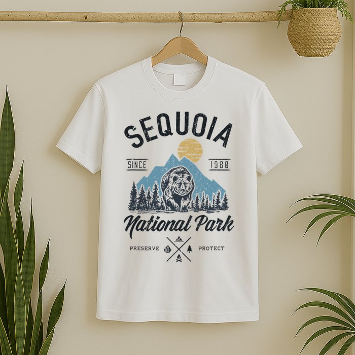 Sequoia National Park Novelty Hiking Camping T-Shirt