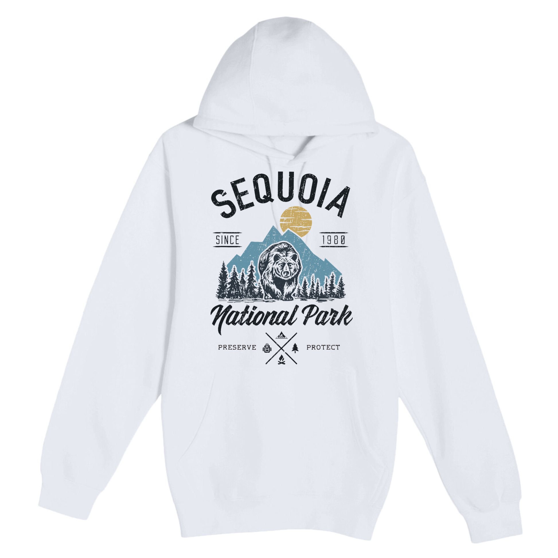 Sequoia National Park Novelty Hiking Camping Premium Pullover Hoodie