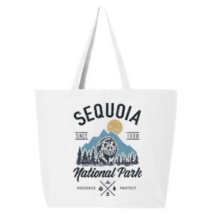 Sequoia National Park Novelty Hiking Camping 25L Jumbo Tote