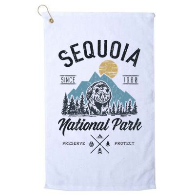 Sequoia National Park Novelty Hiking Camping Golf Towel