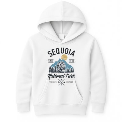 Sequoia National Park Novelty Hiking Camping Kids Hoodie