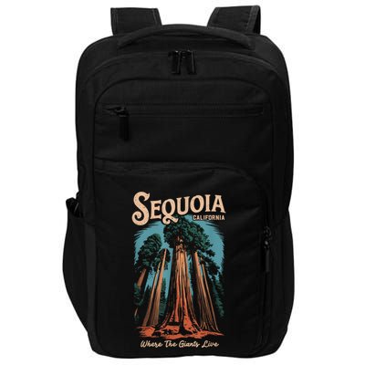 Sequoia National Park California Giant Tree Outdoors Impact Tech Backpack