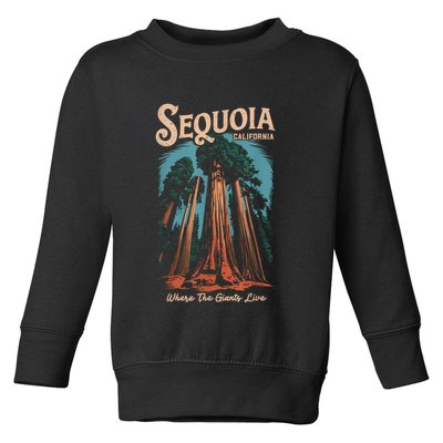 Sequoia National Park California Giant Tree Outdoors Toddler Sweatshirt