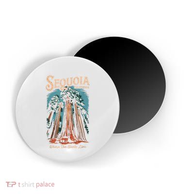 Sequoia National Park California Giant Tree Outdoors Magnet