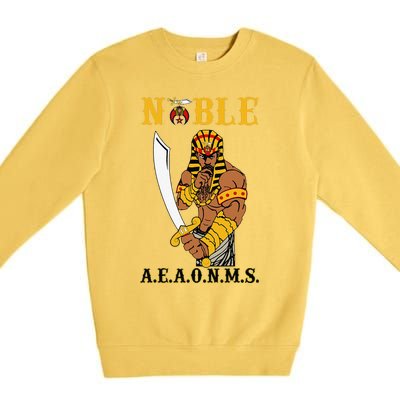 Shriner Noble PHAraoh Mason PH Shriner AEAONMS Fathers Day Premium Crewneck Sweatshirt