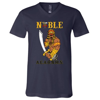 Shriner Noble PHAraoh Mason PH Shriner AEAONMS Fathers Day V-Neck T-Shirt