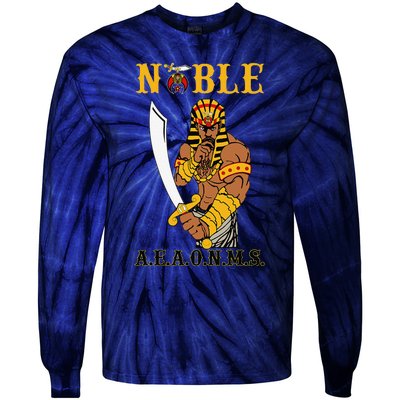 Shriner Noble PHAraoh Mason PH Shriner AEAONMS Fathers Day Tie-Dye Long Sleeve Shirt