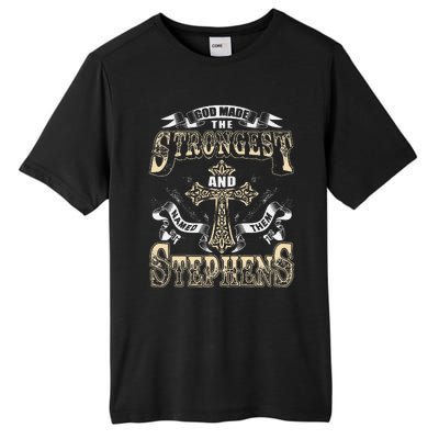 Stephens Name Personalized Stephens Last Name Tall Fusion ChromaSoft Performance T-Shirt