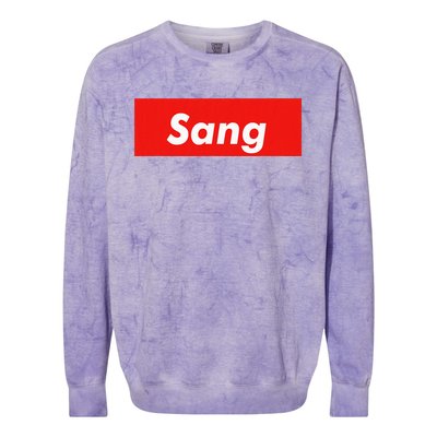 Sang Name Personalized Colorblast Crewneck Sweatshirt