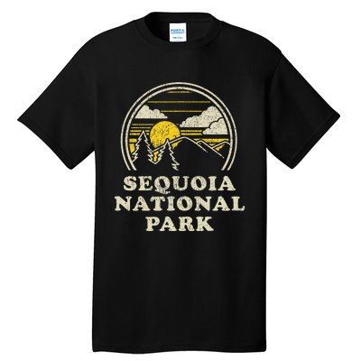 Sequoia National Park California Ca Vintage Hiking Tall T-Shirt