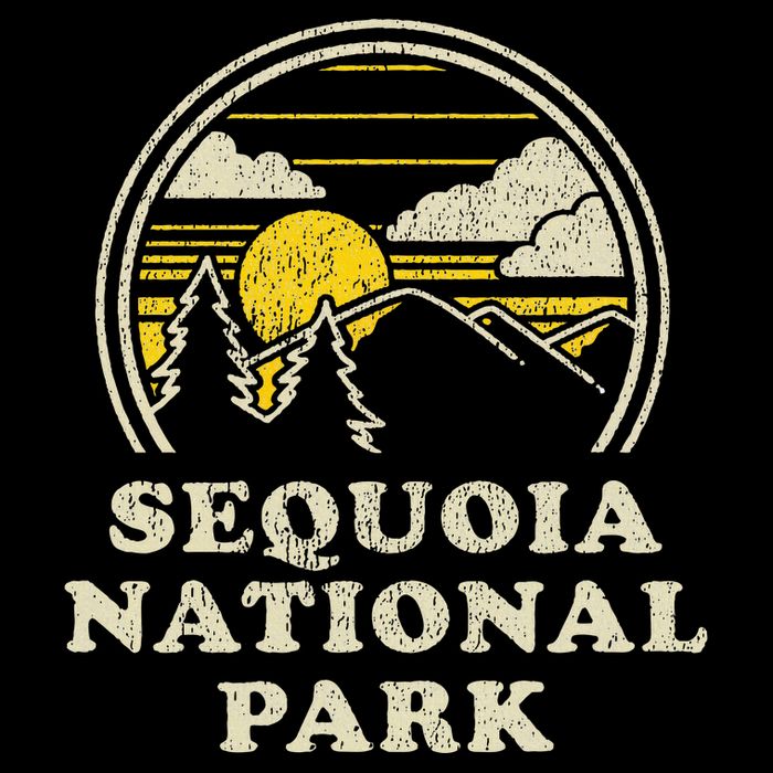 Sequoia National Park California Ca Vintage Hiking Womens Tank Top