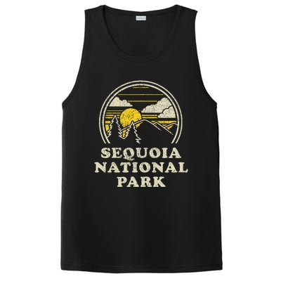 Sequoia National Park California Ca Vintage Hiking PosiCharge Competitor Tank