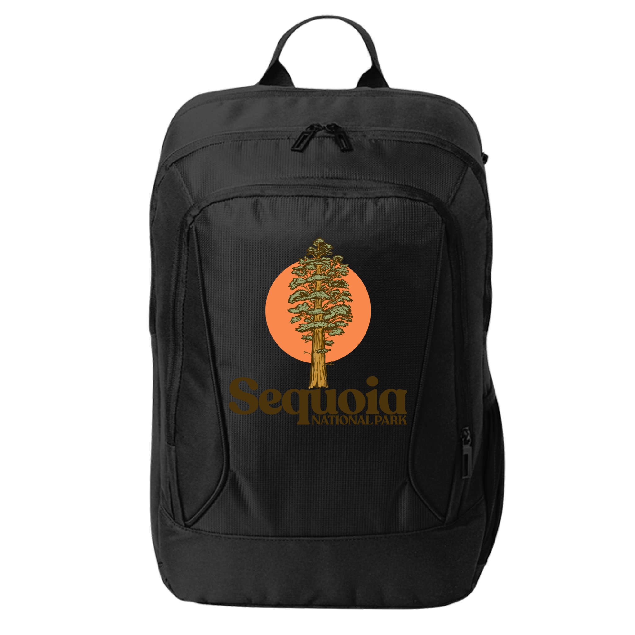 Sequoia National Park General Sher Tree Graphic Cool Gift City Backpack