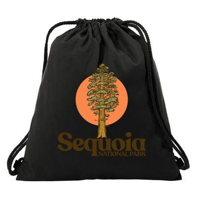 Sequoia National Park General Sher Tree Graphic Cool Gift Drawstring Bag