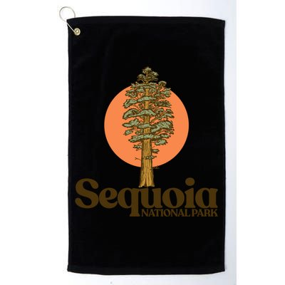 Sequoia National Park General Sher Tree Graphic Cool Gift Golf Towel