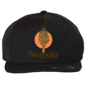 Sequoia National Park General Sher Tree Graphic Cool Gift Wool Snapback Cap