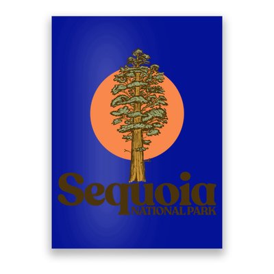 Sequoia National Park General Sher Tree Graphic Cool Gift Poster