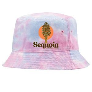 Sequoia National Park General Sher Tree Graphic Cool Gift Tie-Dyed Bucket Hat