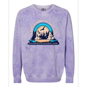 Shenandoah National Park Camping Hiking Family Vacation Colorblast Crewneck Sweatshirt