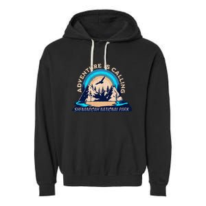 Shenandoah National Park Camping Hiking Family Vacation Garment-Dyed Fleece Hoodie