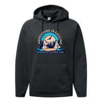 Shenandoah National Park Camping Hiking Family Vacation Performance Fleece Hoodie