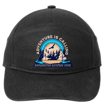 Shenandoah National Park Camping Hiking Family Vacation 7-Panel Snapback Hat