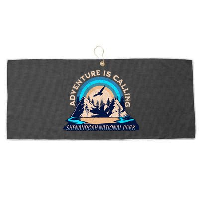 Shenandoah National Park Camping Hiking Family Vacation Large Microfiber Waffle Golf Towel