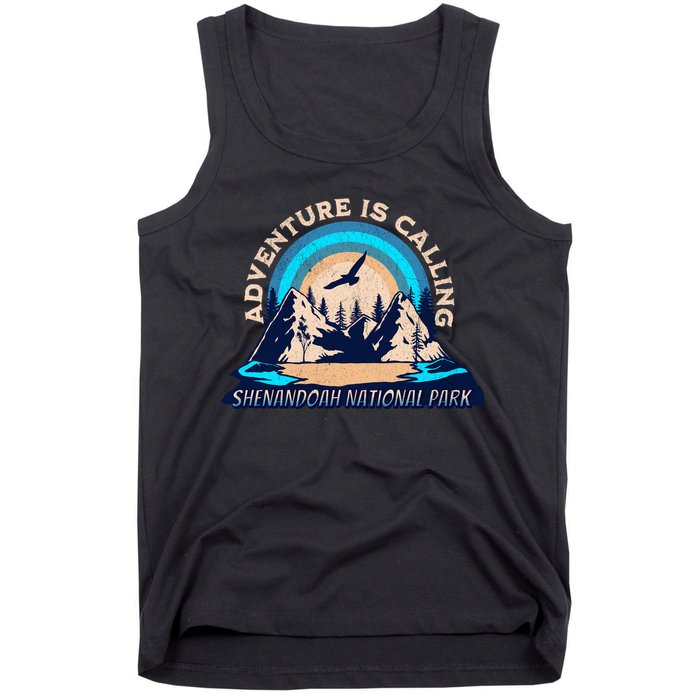 Shenandoah National Park Camping Hiking Family Vacation Tank Top