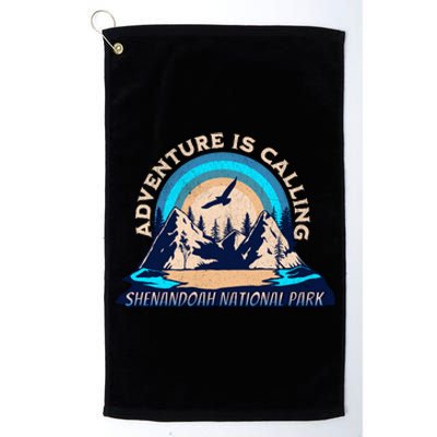 Shenandoah National Park Camping Hiking Family Vacation Platinum Collection Golf Towel