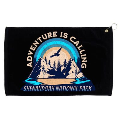 Shenandoah National Park Camping Hiking Family Vacation Grommeted Golf Towel