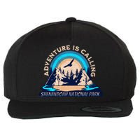 Shenandoah National Park Camping Hiking Family Vacation Wool Snapback Cap