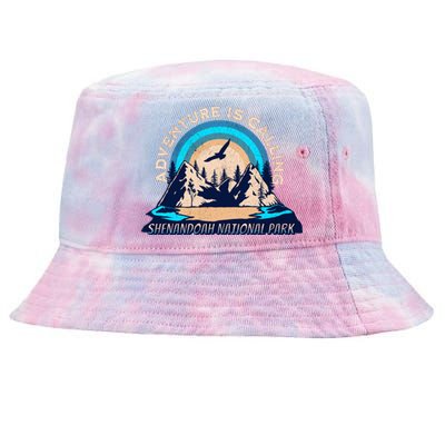 Shenandoah National Park Camping Hiking Family Vacation Tie-Dyed Bucket Hat