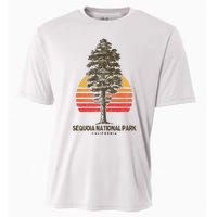 Sequoia National Park Retro Tree Minimalist Graphic Cooling Performance Crew T-Shirt