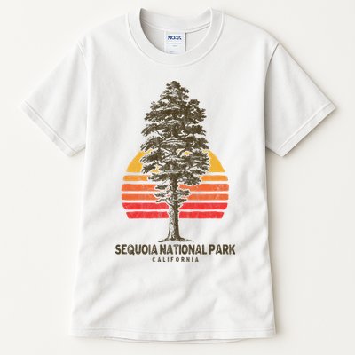 Sequoia National Park Retro Tree Minimalist Graphic Tall T-Shirt