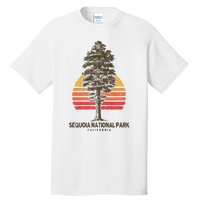 Sequoia National Park Retro Tree Minimalist Graphic Tall T-Shirt