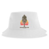 Sequoia National Park Retro Tree Minimalist Graphic Sustainable Bucket Hat