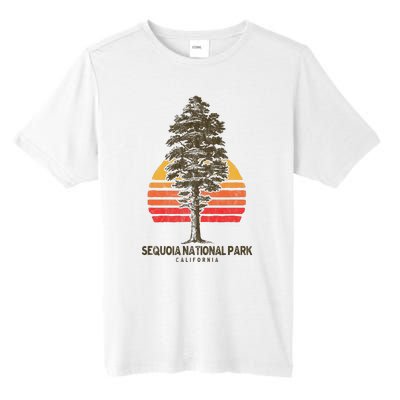 Sequoia National Park Retro Tree Minimalist Graphic Tall Fusion ChromaSoft Performance T-Shirt