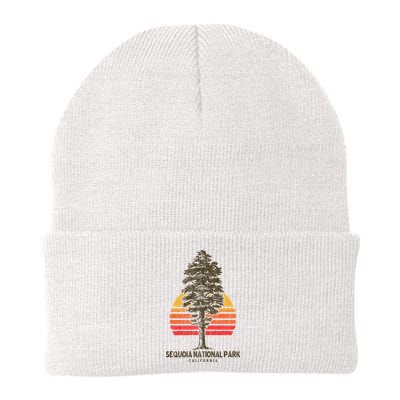 Sequoia National Park Retro Tree Minimalist Graphic Beanie