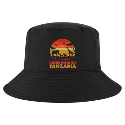 Serengeti National Park Tanzania Safari Animals Retro Cool Comfort Performance Bucket Hat