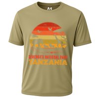 Serengeti National Park Tanzania Safari Animals Retro Cooling Performance Crew T-Shirt