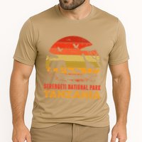 Serengeti National Park Tanzania Safari Animals Retro Cooling Performance Crew T-Shirt