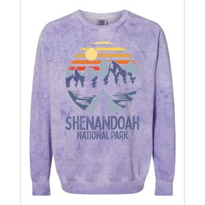 Shenandoah National Park Virginia - Blue Ridge Mountains Colorblast Crewneck Sweatshirt