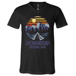 Shenandoah National Park Virginia - Blue Ridge Mountains V-Neck T-Shirt