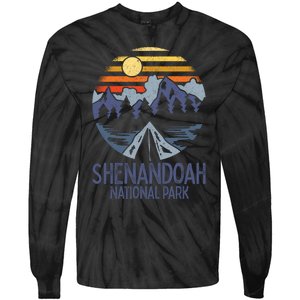 Shenandoah National Park Virginia - Blue Ridge Mountains Tie-Dye Long Sleeve Shirt