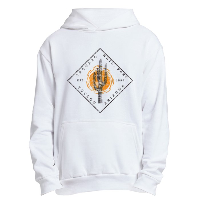 Saguaro National Park Tucson Arizona Cactus Art Vintage Urban Pullover Hoodie