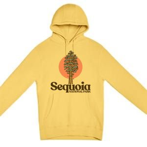 Sequoia National Park General Sher Tree Graphic Gift Premium Pullover Hoodie