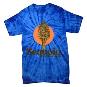 Sequoia National Park General Sher Tree Graphic Gift Tie-Dye T-Shirt