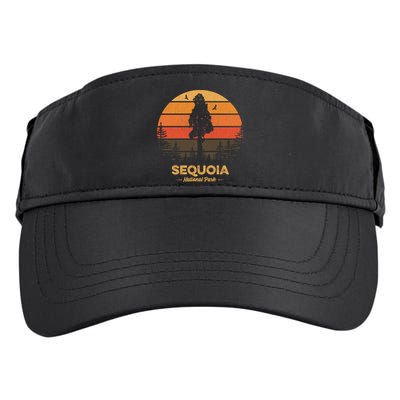 Sequoia National Park Gift Retro Vintage Souvenir Gift Adult Drive Performance Visor